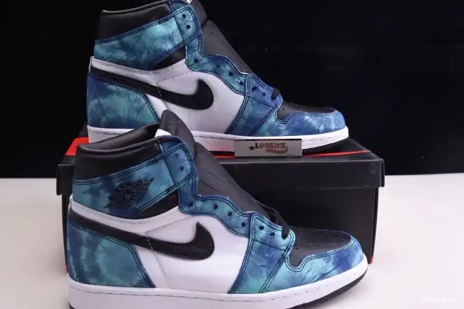 Reps TB Air High Tie-Dye OG Jordan 1 CD0461-100 0421